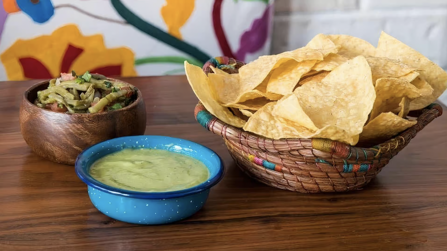 Chips + Avocado Sauce + Salsa