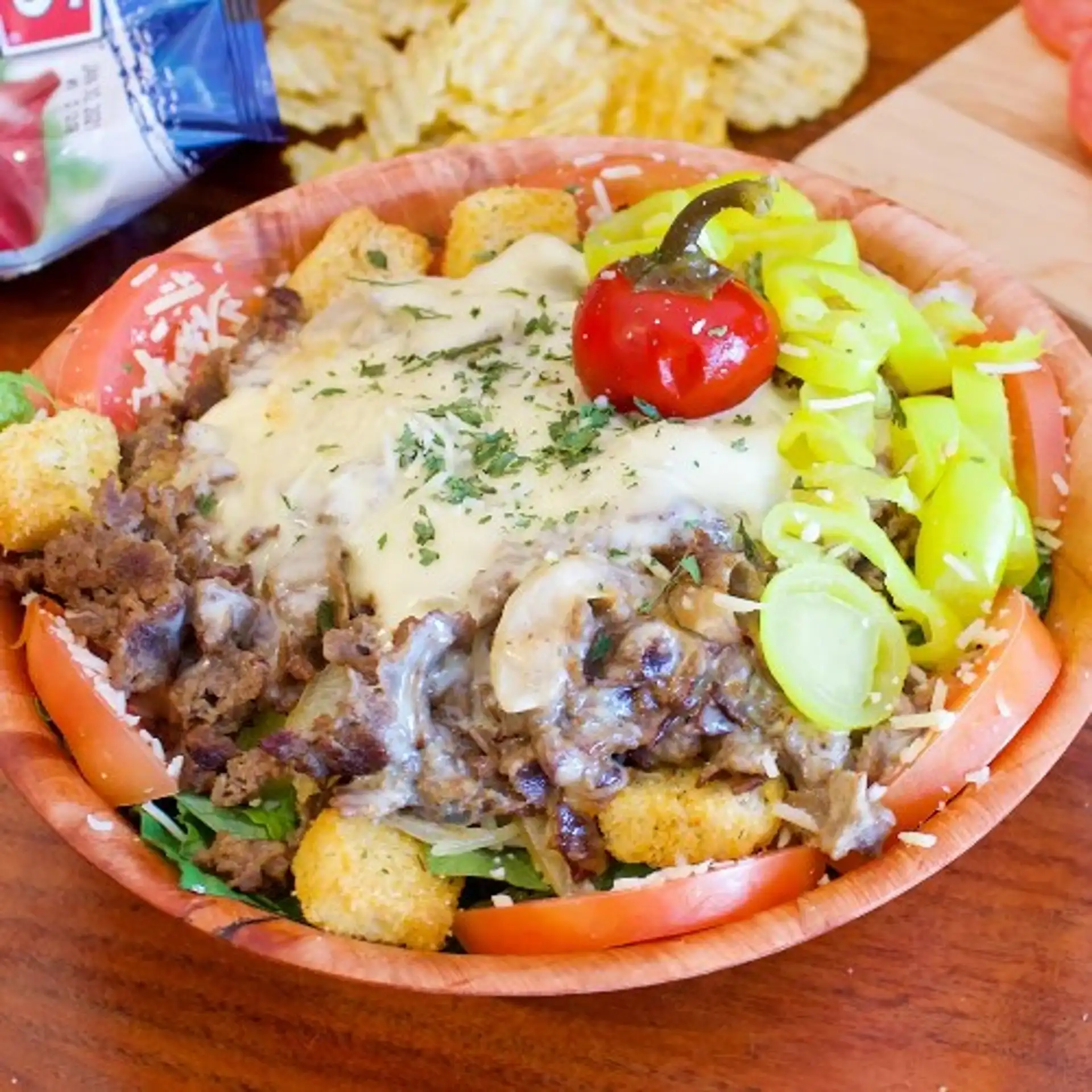 Cheesesteak Salad