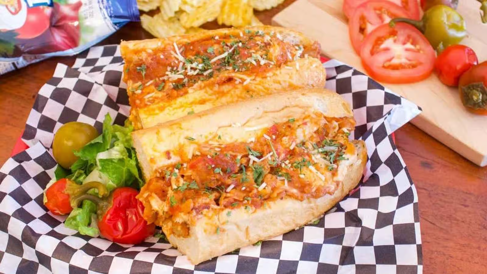 Chicken Parmigiana Sandwich