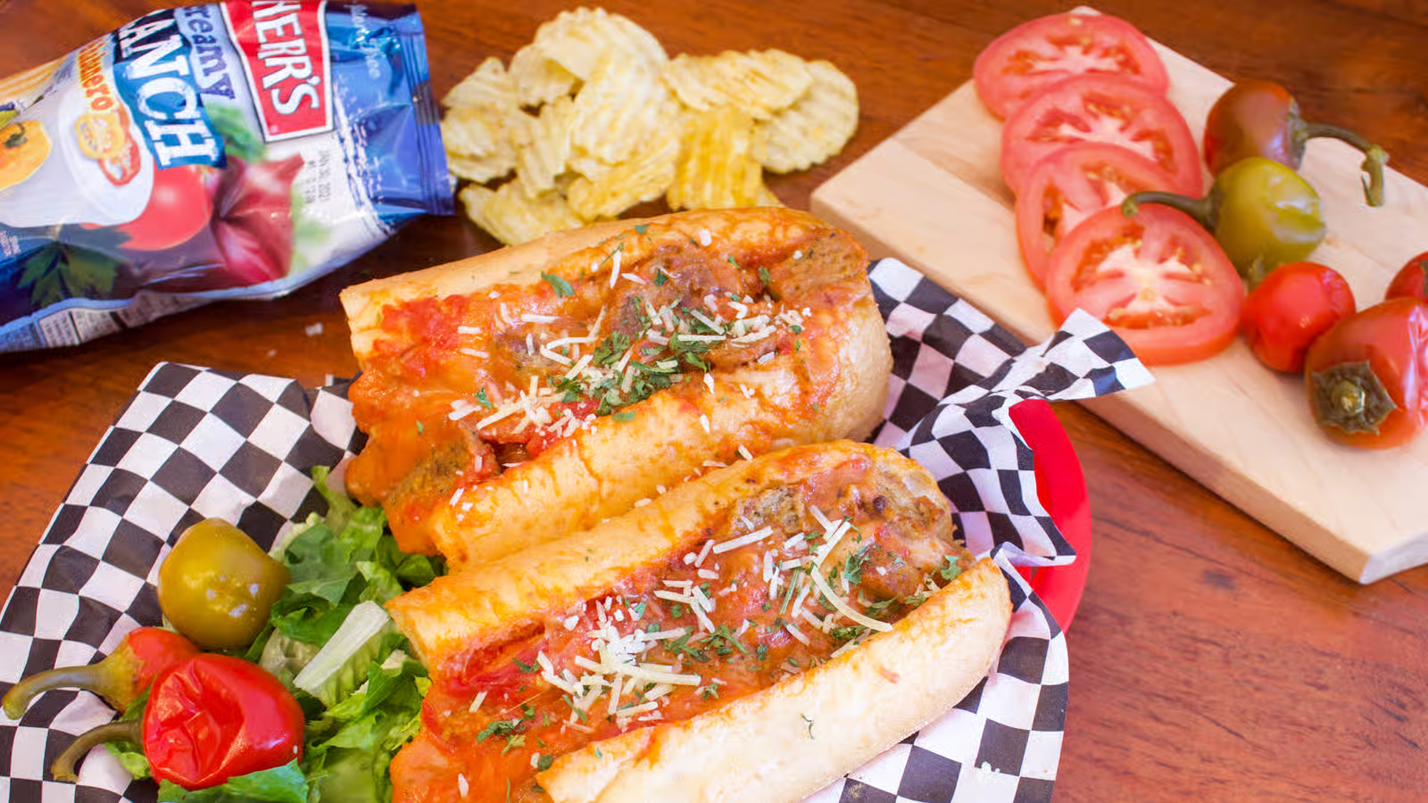 Meatball Parmigiana Sandwich