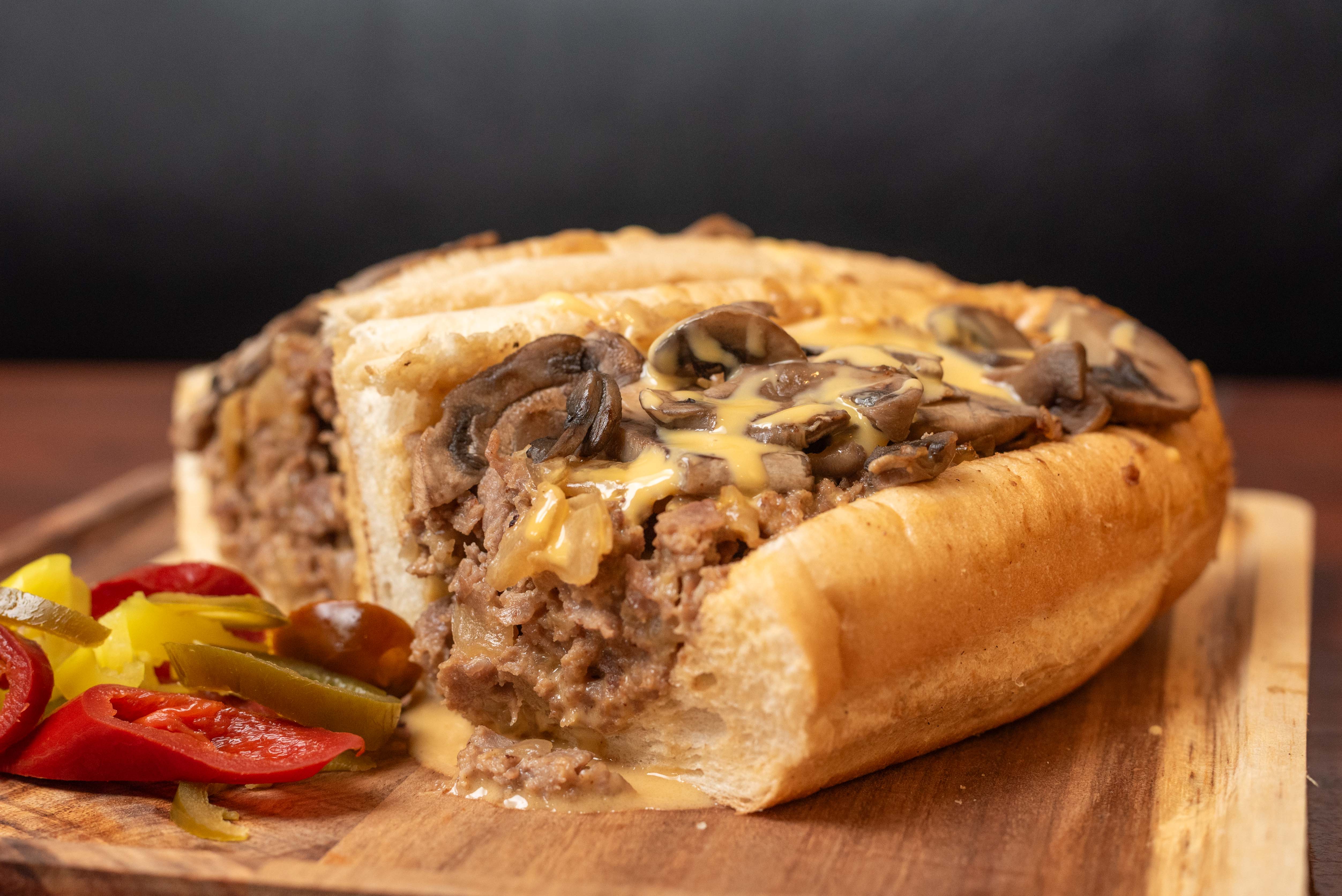 Mushroom Cheesesteak
