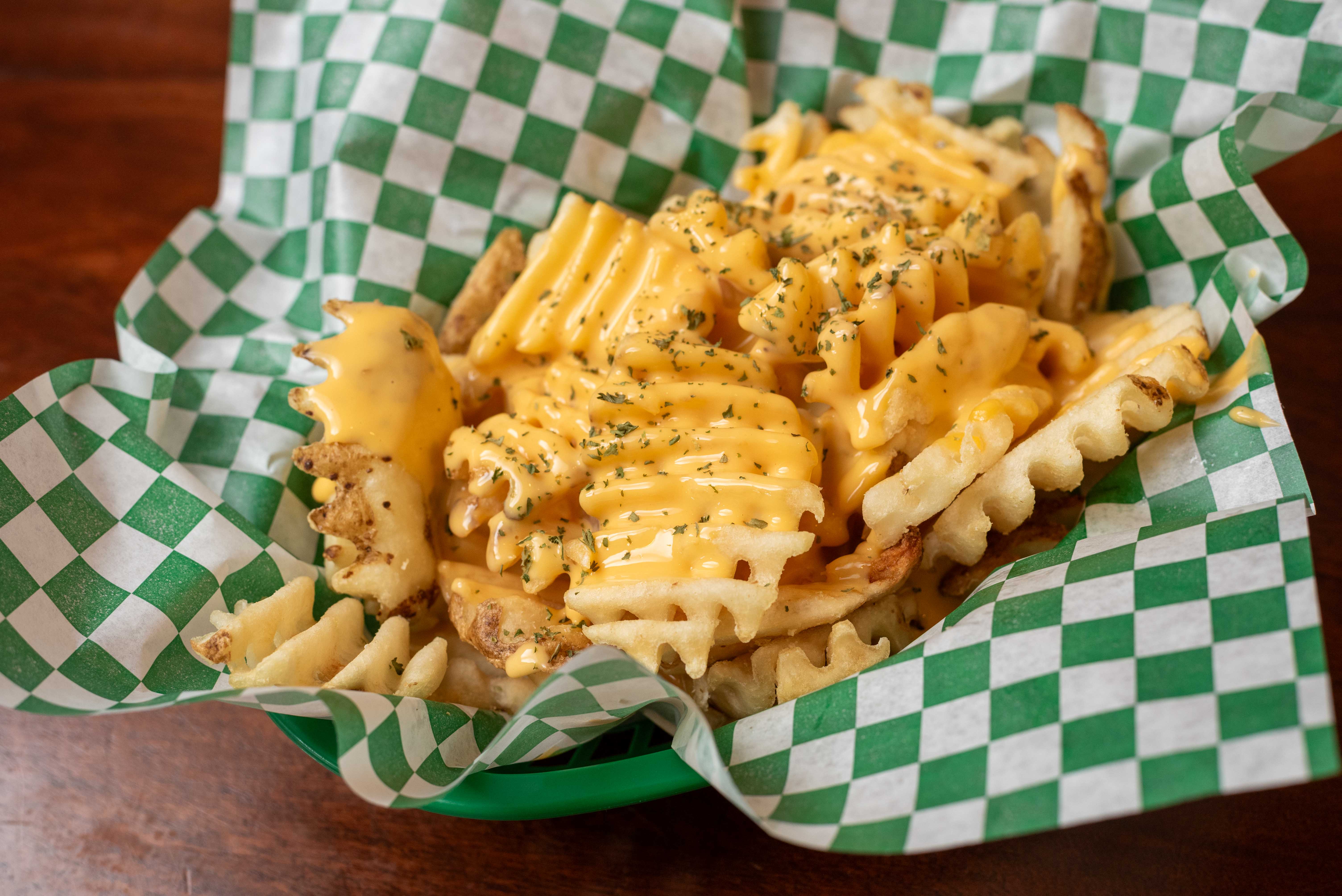 Waffle Cheese Fries