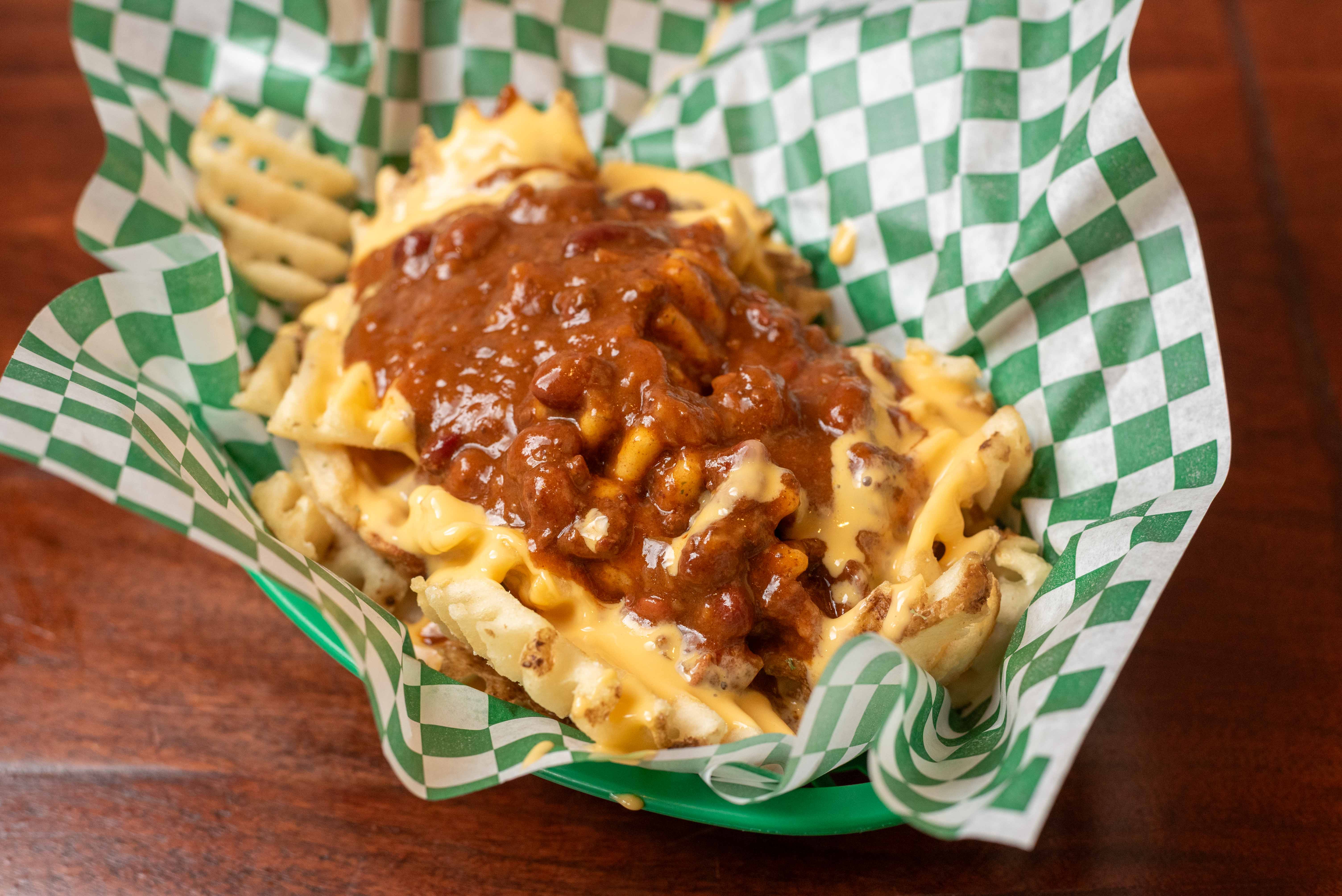Waffle Chili Cheese Fries