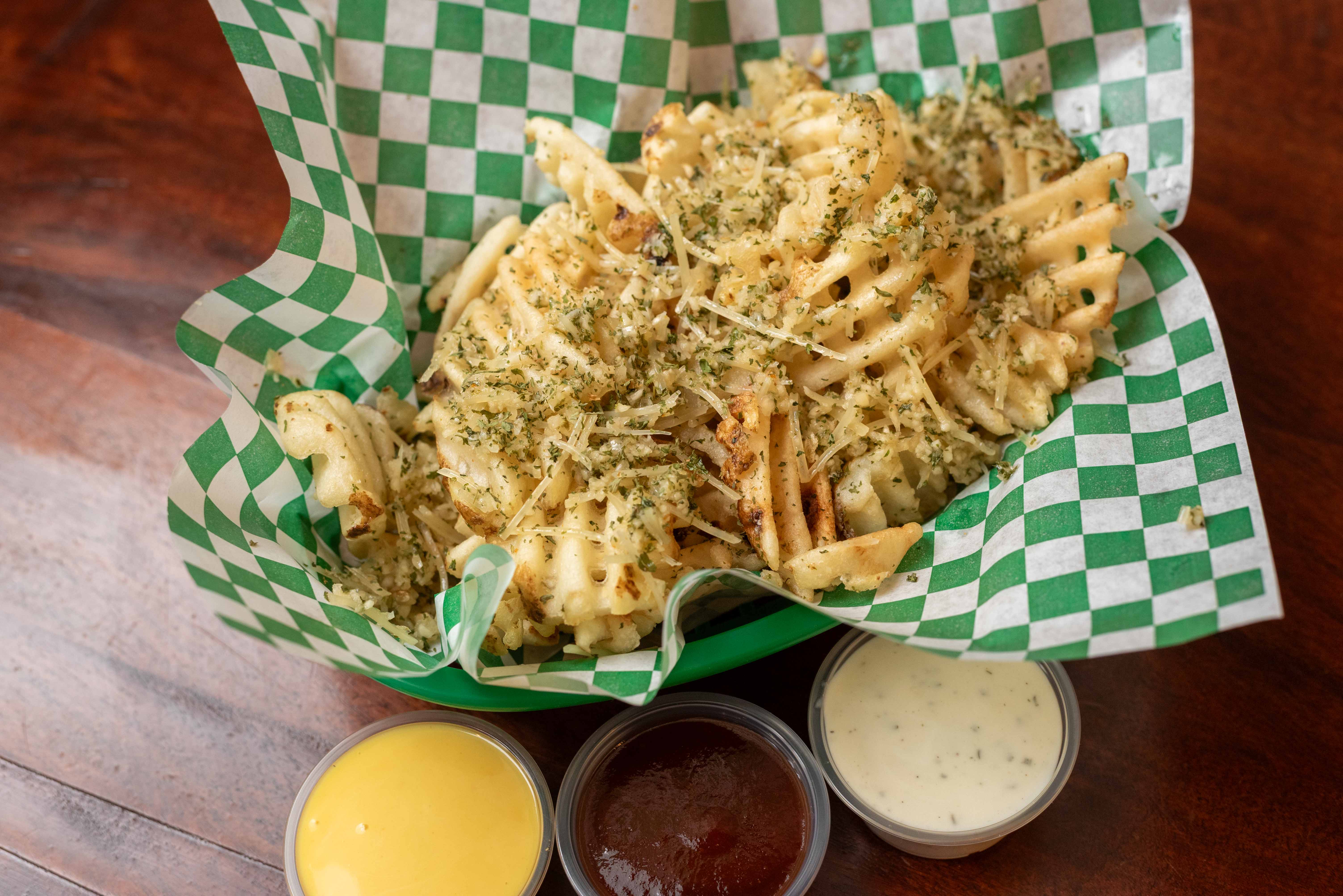Waffle Garlic Fries