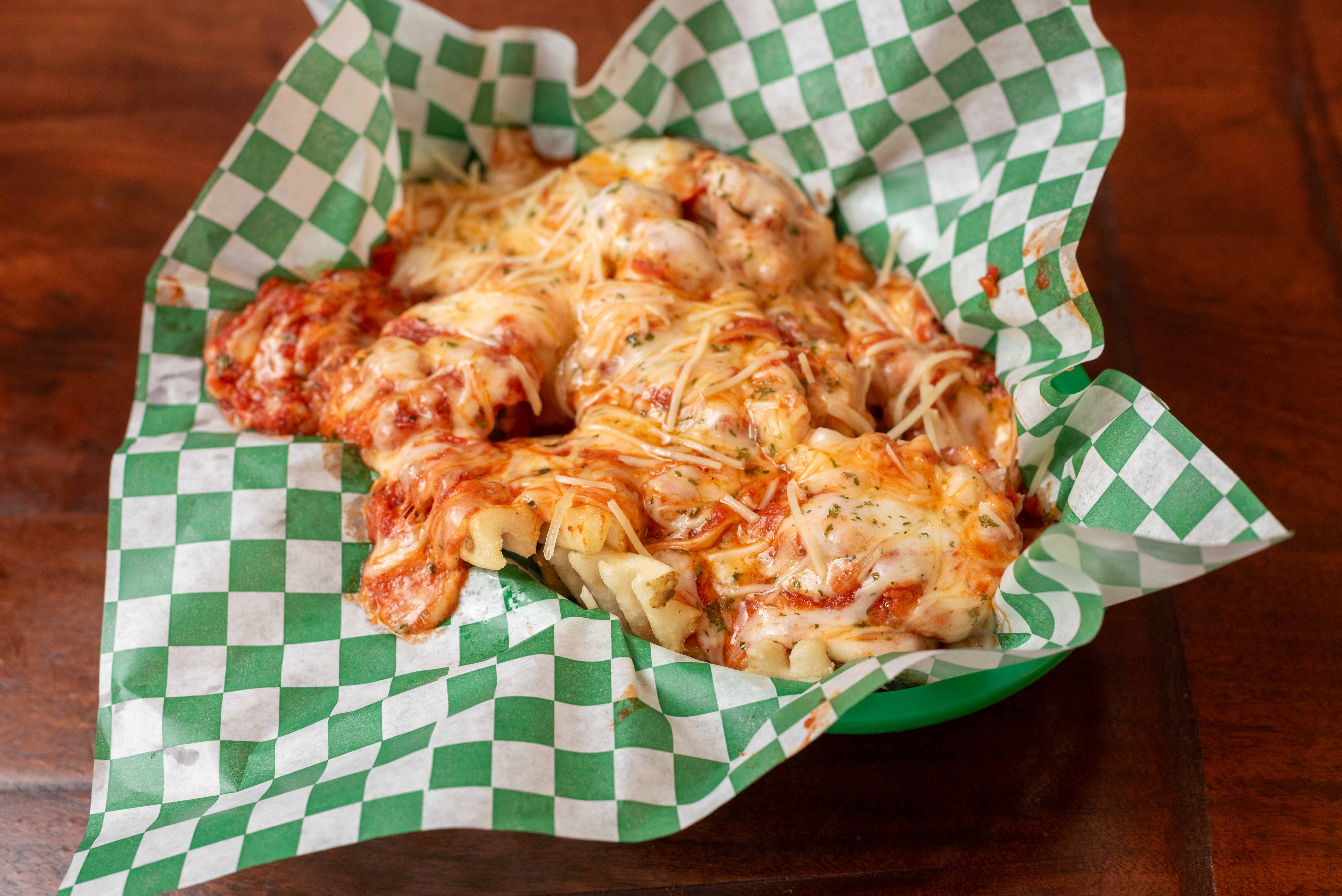 Waffle Pizza Fries