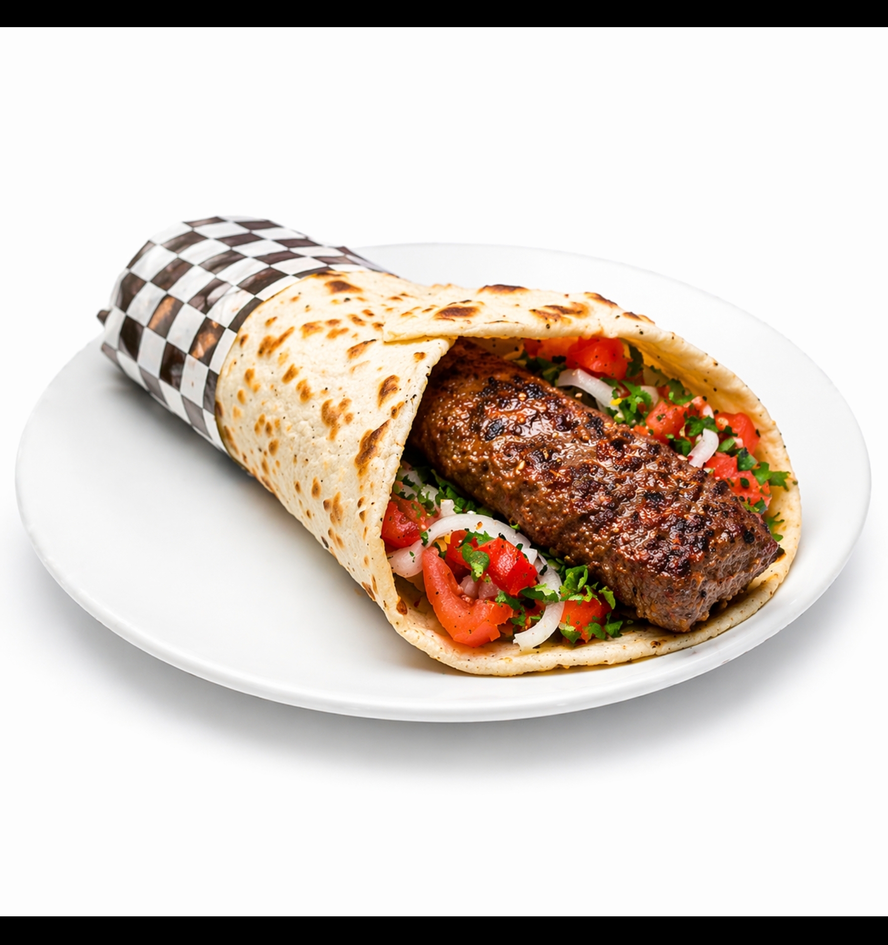 BBQ Wrap: Kabob Koobideh ساندویچ کباب کوبیده