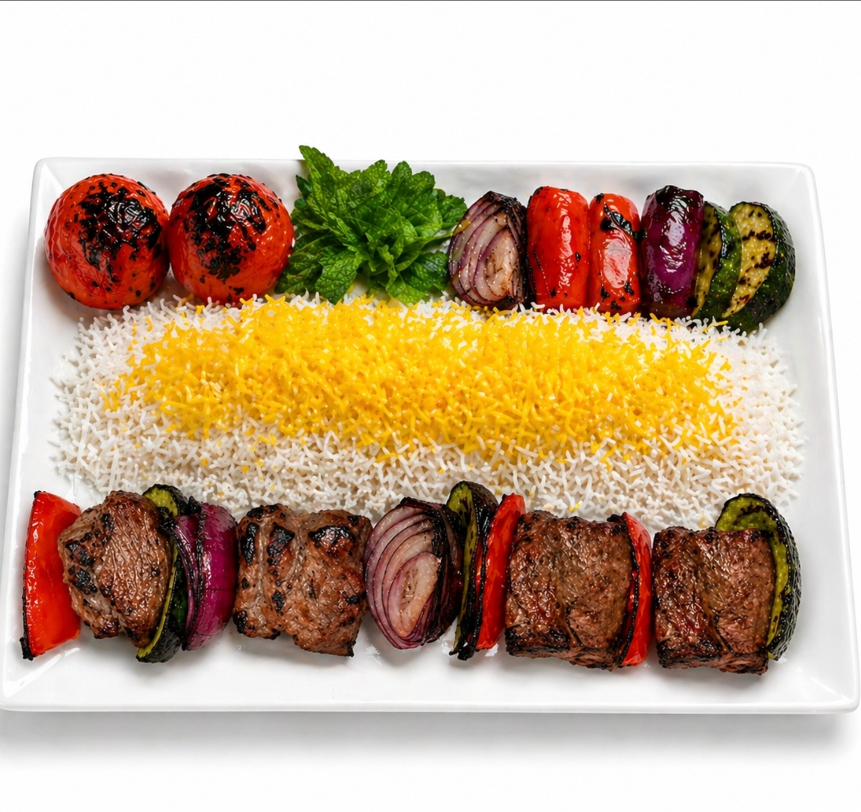 Chelo Shish Kabob (filet Lamb) شیش کباب