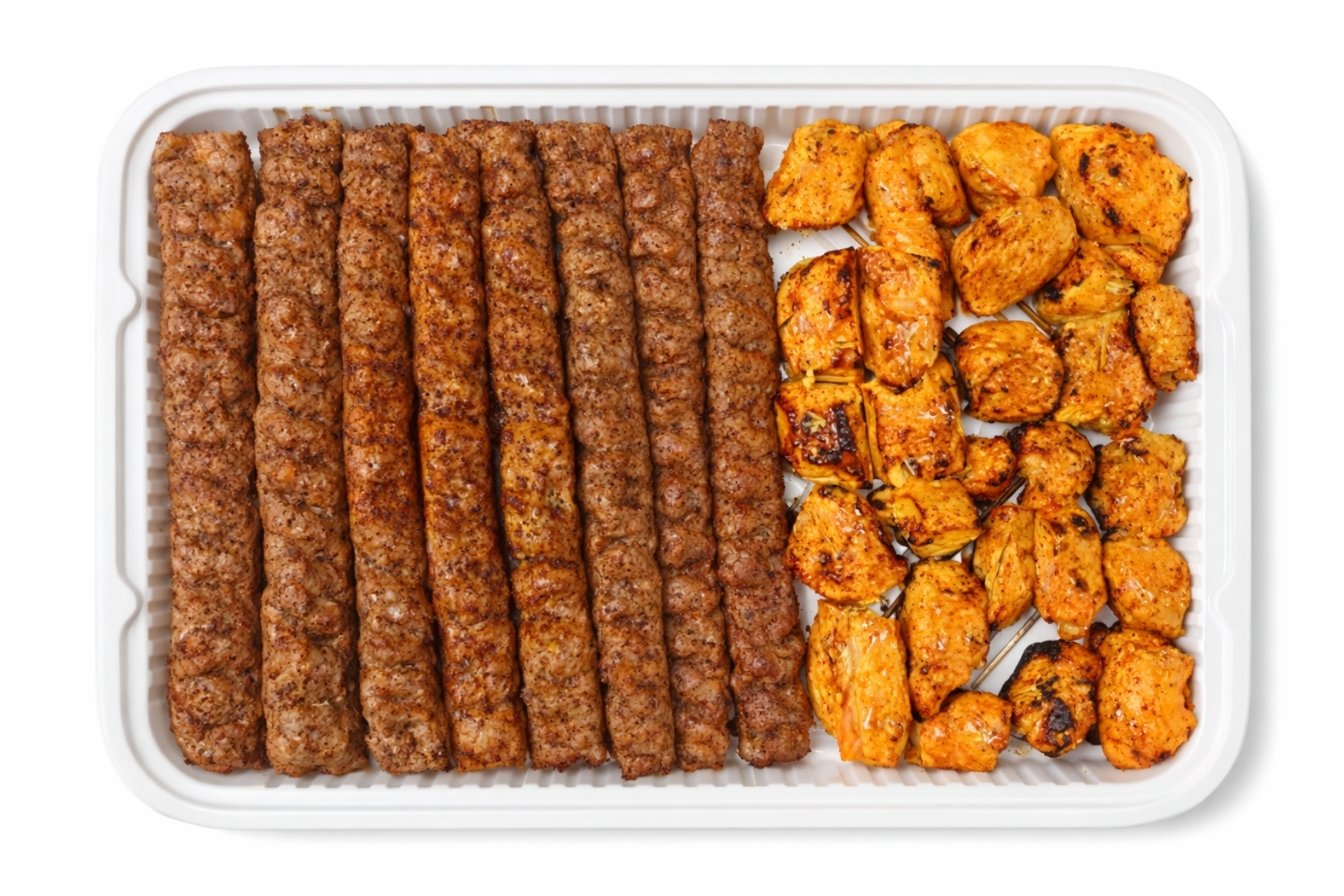 Family Plate: Chicken and Koobideh (15 Skewer)
