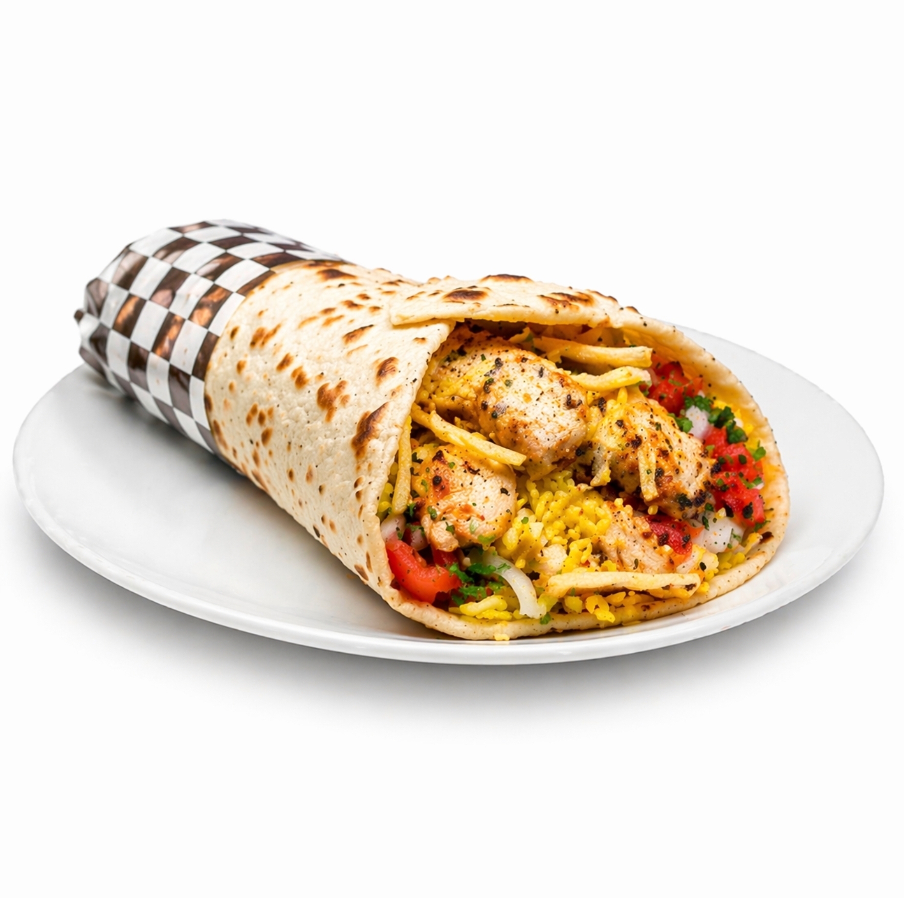 Wrap Chicken breast tenderloin ساندویچ جوجه سینه