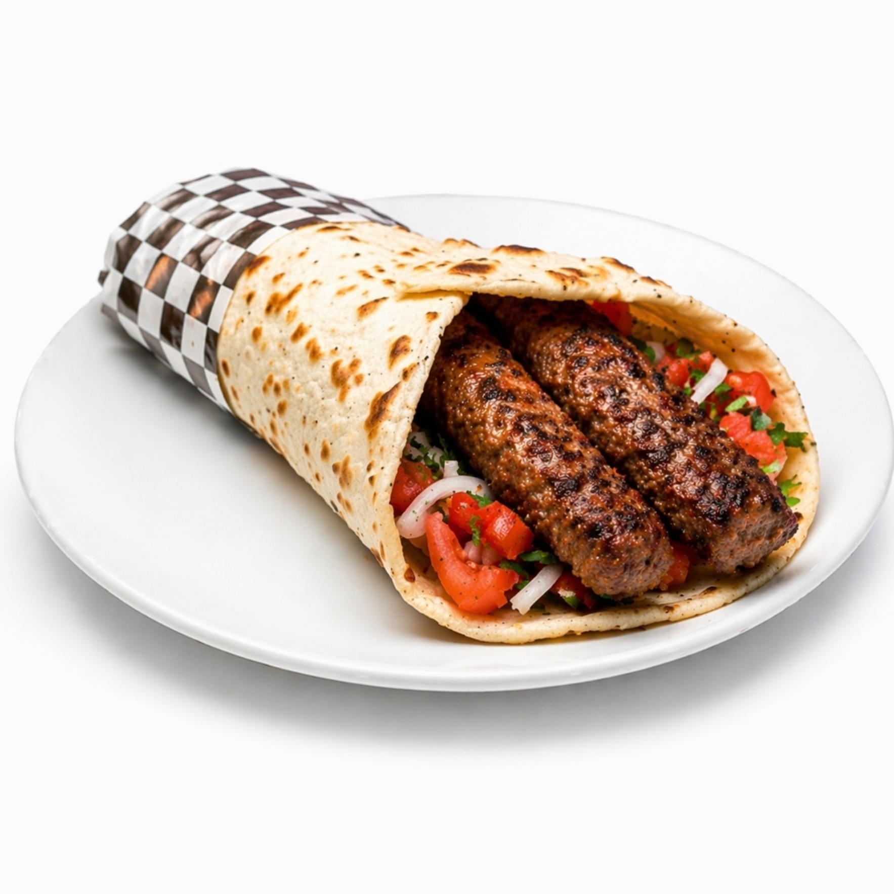 Wrap Double Koobideh ساندویچ کباب کوبیده دوبل
